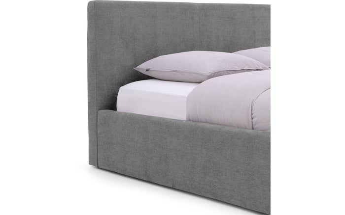 Goossens Bedframe Mysen Storage - 180 x 200 - Stof fijn geweven