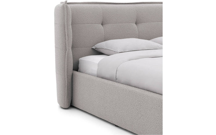Goossens Gestoffeerd Bedframe Canon - 140 x 200 - Stof boucle