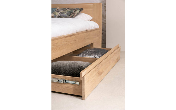 Goossens Bedframe Bibi - 180 x 220 - Eiken naturel - Hout