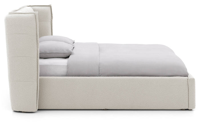 Goossens Gestoffeerd Bedframe Canon - 180 x 200 - Stof boucle