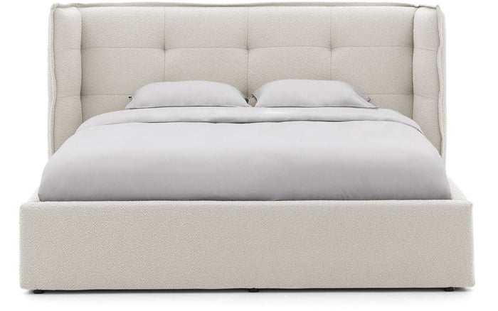 Goossens Gestoffeerd Bedframe Canon - 180 x 200 - Stof boucle