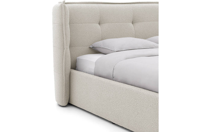 Goossens Gestoffeerd Bedframe Canon - 180 x 200 - Stof boucle