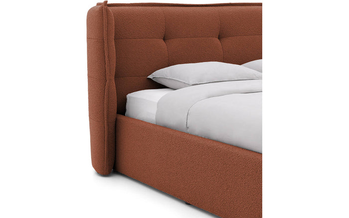 Goossens Gestoffeerd Bedframe Canon - 160 x 200 - Stof boucle