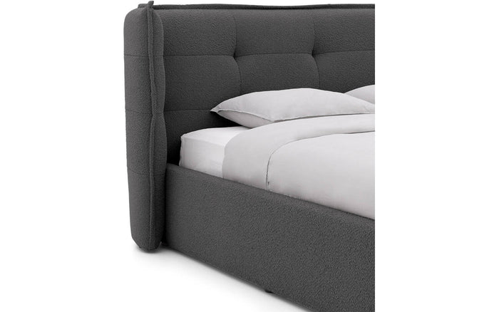 Goossens Gestoffeerd Bedframe Canon - 140 x 200 - Stof boucle