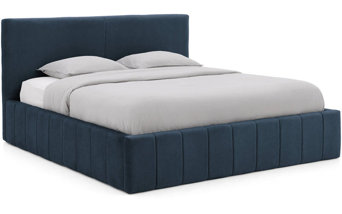 Goossens Bedframe Carte - 140 x 200 - Velours blauw|marine 13 -