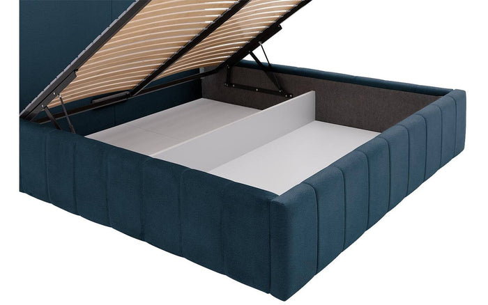 Goossens Bedframe Carte - 140 x 200 - Velours blauw|marine 13 -