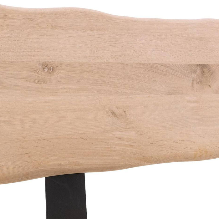 Goossens Bedframe Slade, Bedframe 140 x 200 cm hoofdbord organisch