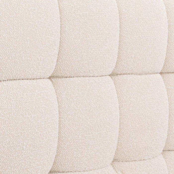 Goossens Gestoffeerd Bedframe Cloud - 160 x 200 - Ahenk 9851 beige -