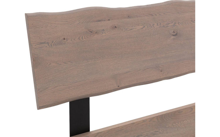 Goossens Bedframe Slade, Bedframe 180 x 200 cm hoofdbord organisch