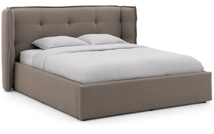 Goossens Gestoffeerd Bedframe Canon - 140 x 200 - Stof boucle