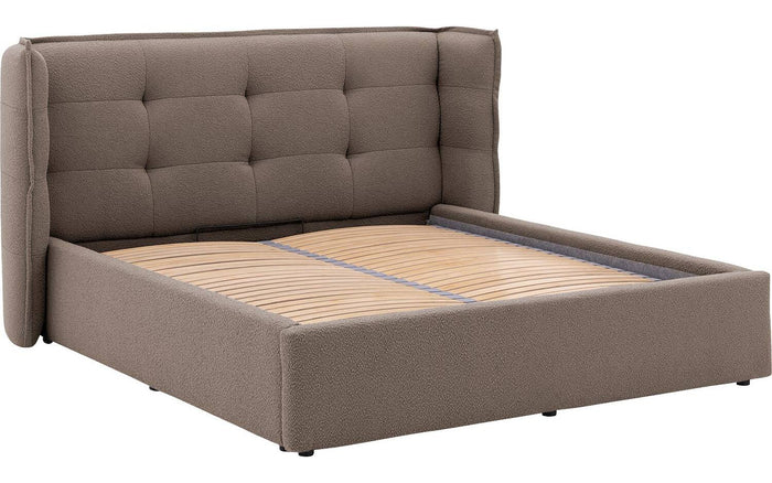 Goossens Gestoffeerd Bedframe Canon - 140 x 200 - Stof boucle