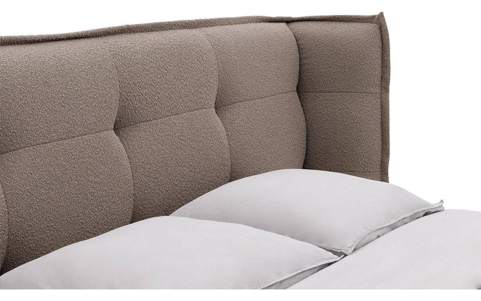 Goossens Gestoffeerd Bedframe Canon - 140 x 200 - Stof boucle