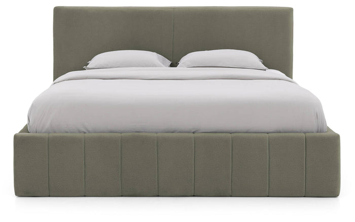 Goossens Bedframe Carte - 160 x 200 - Velours groen 11 - Fluweel
