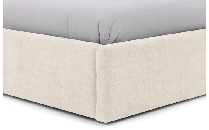 Goossens Bedframe Mysen Storage - 180 x 200 - Stof fijn geweven