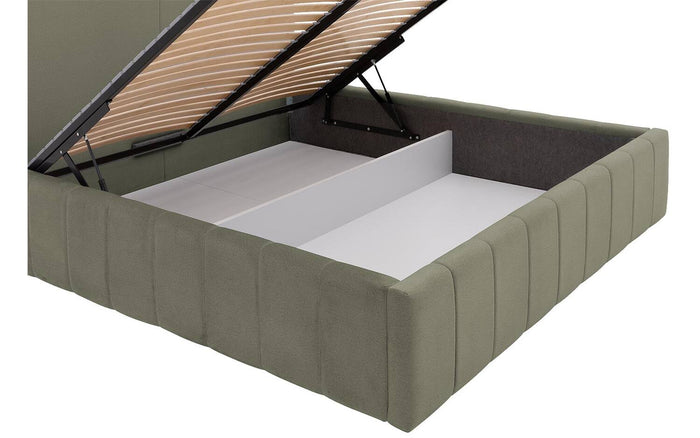 Goossens Bedframe Carte - 160 x 200 - Velours groen 11 - Fluweel