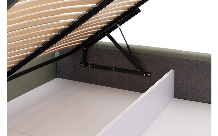 Goossens Bedframe Carte - 160 x 200 - Velours groen 11 - Fluweel