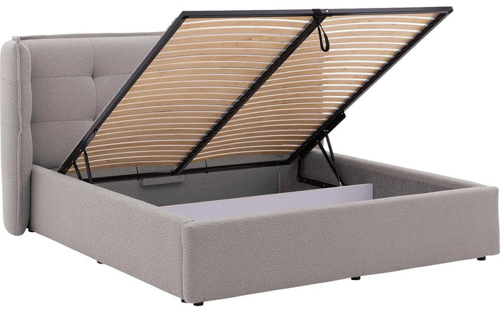 Goossens Gestoffeerd Bedframe Canon - 180 x 200 - Stof boucle