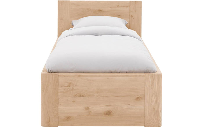 Goossens Bedframe Bibi - 90 x 200 - Eiken wit geolied - Hout