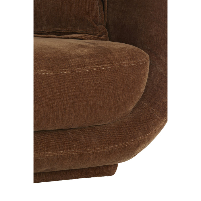 Light & Living Light&living Bank 236x105x80 cm BRAILA velvet bruin