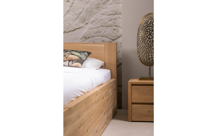 Goossens Bedframe Bibi - 160 x 210 - Eiken naturel - Hout