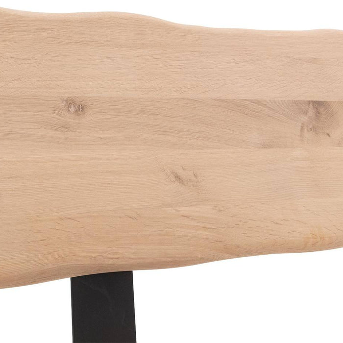 Goossens Bedframe Slade, Bedframe 160 x 220 cm hoofdbord organisch