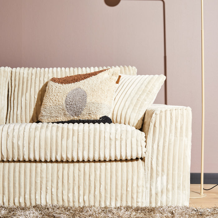 Starfurn MySofa Teddy | Beige | Divan Links + 2,5 zits