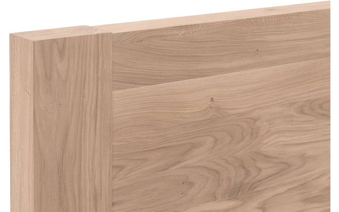 Goossens Bedframe Bibi - 160 x 210 - Eiken gelakt roomwit - Hout