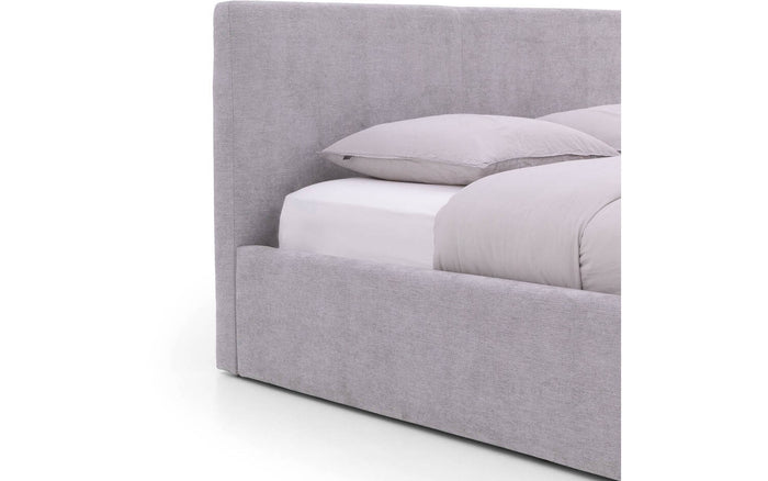 Goossens Bedframe Mysen Storage - 140 x 200 - Stof fijn geweven
