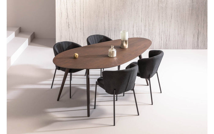 Goossens Eettafel Ferry, Organisch 220 x 110 cm