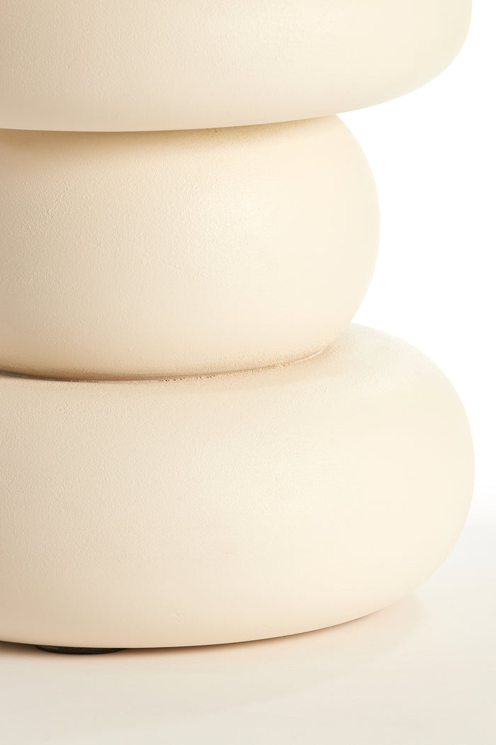 Light & Living Light&living Bijzettafel Ø40x45 cm AZALAS hout crème