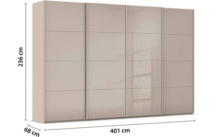 Goossens Kledingkast Finca in hoogwaardig meubelplaat