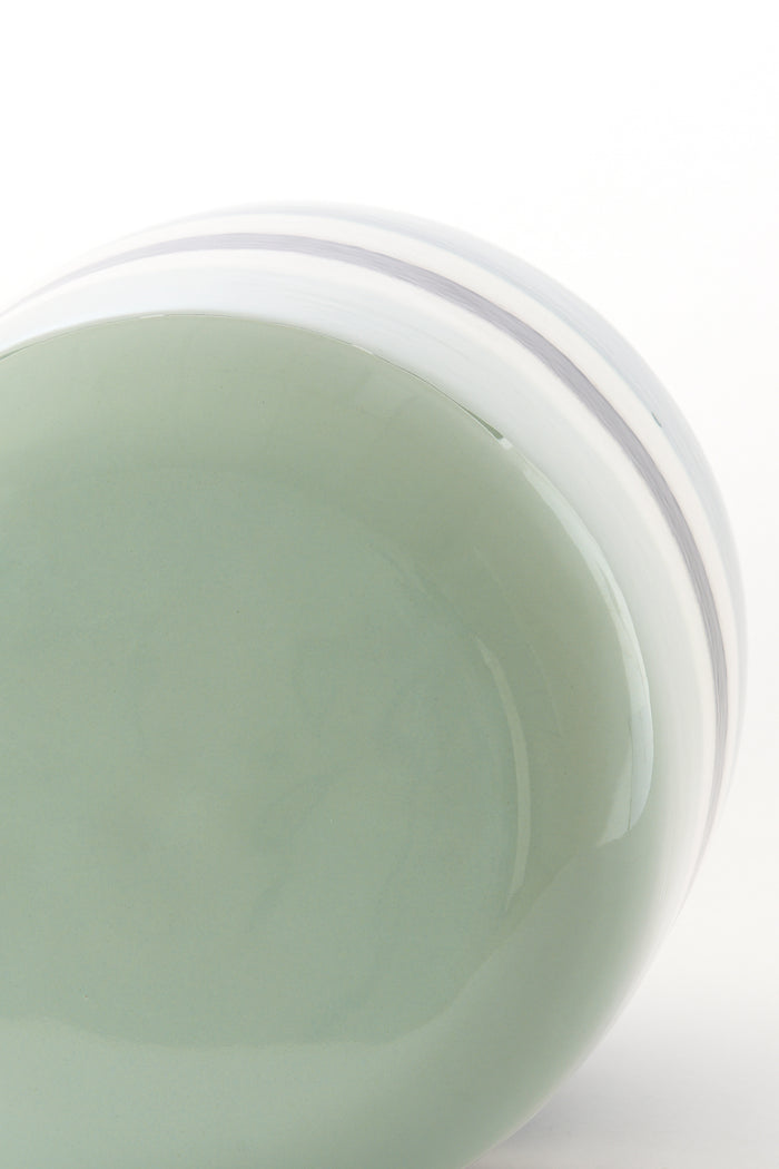 Light&living Bijzettafel Ø34x46,5 cm FRANCA keramiek groen-mint groen