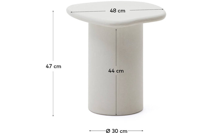 Kave Home Macarella in Cement white