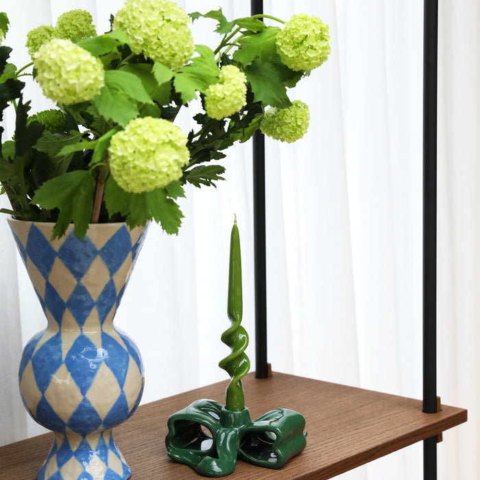 &klevering Rhombic Vaas - Blauw