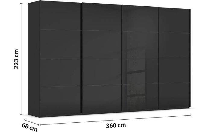 Goossens Kledingkast Finca in hoogwaardig meubelplaat
