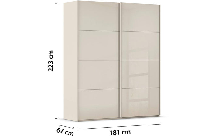 Goossens Kledingkast Finca in hoogwaardig meubelplaat