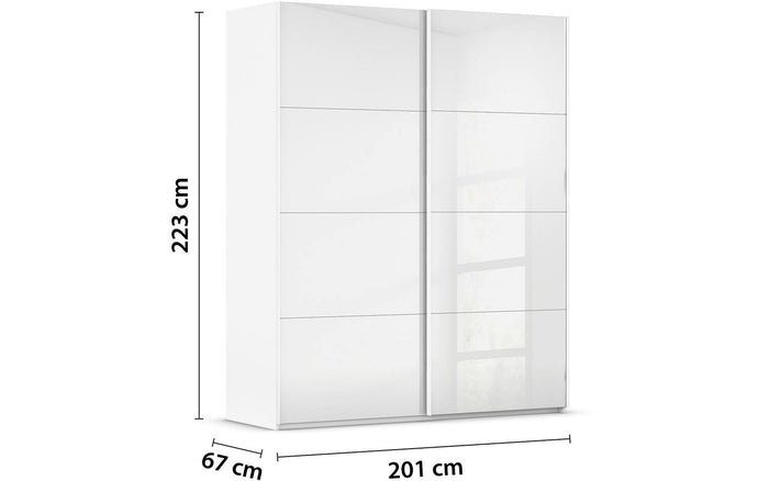Goossens Kledingkast Finca in hoogwaardig meubelplaat