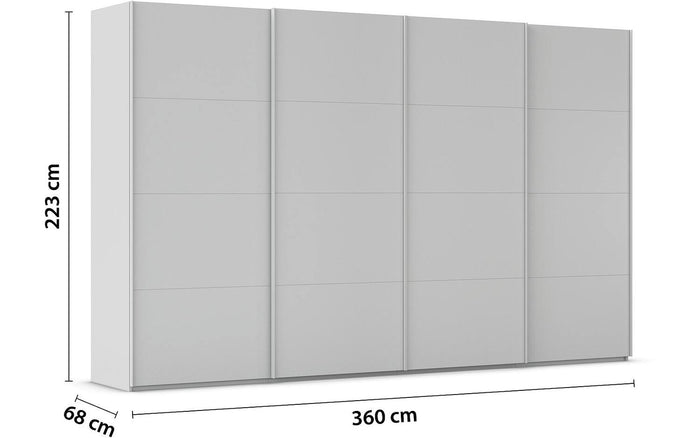 Goossens Kledingkast Finca in hoogwaardig meubelplaat