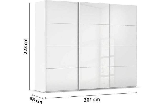 Goossens Kledingkast Finca in hoogwaardig meubelplaat