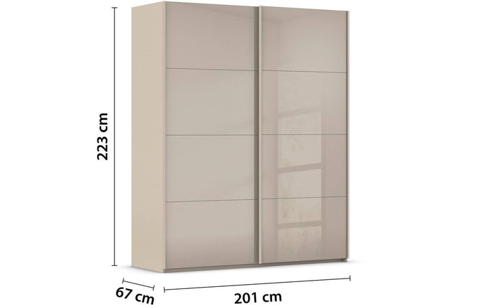 Goossens Kledingkast Finca in hoogwaardig meubelplaat