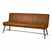Anli-Style Tower living Belmonte bench 185 - fabric cherokee 8 cognac