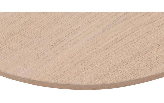 Goossens Salontafel Saya in Eiken gelakt roomwit