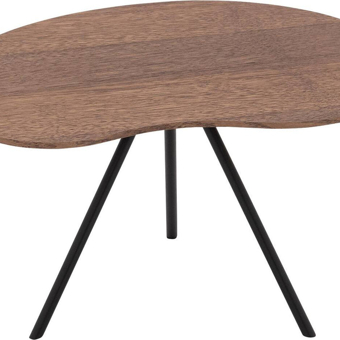 Goossens Salontafel Saya in Eiken soft touch lak notenkleur