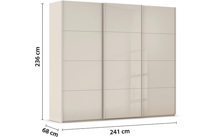 Goossens Kledingkast Finca in hoogwaardig meubelplaat