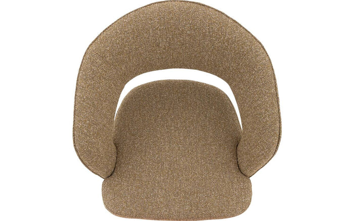 Goossens Eetkamerstoel Ostunileuning (stof) - Textiel met armleuning