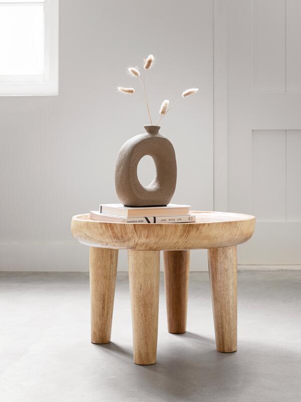 MUST Living Coffee table Plato,38xØ50 cm, suar wood