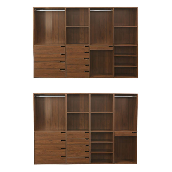 sweeek - Modulaire kastenset, 260x45x180cm