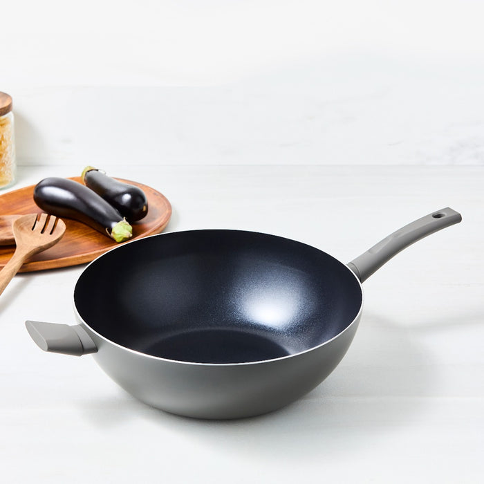 ISENVI Avon keramische wokpan 36 CM - Ergo greep