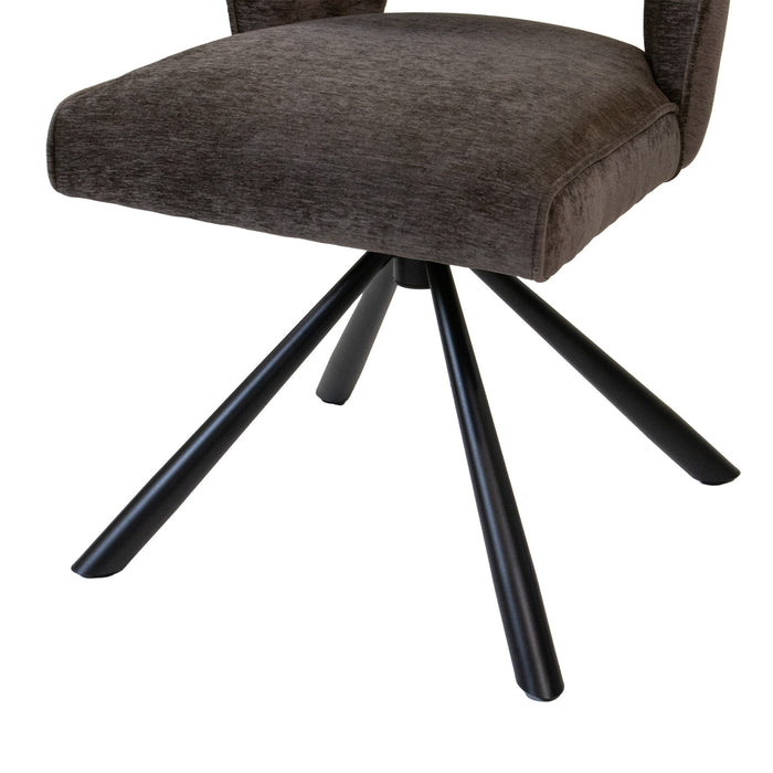 Giga Meubel - Eetkamerstoel Beige Draaibaar - Mara - Set van 2