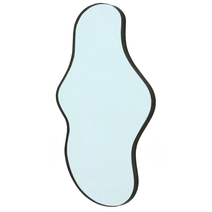 Giga Meubel - Spiegel Organisch - Zwart Metaal - 65x5x110cm - Dory